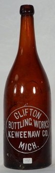 Clifton Bottling Works bottle