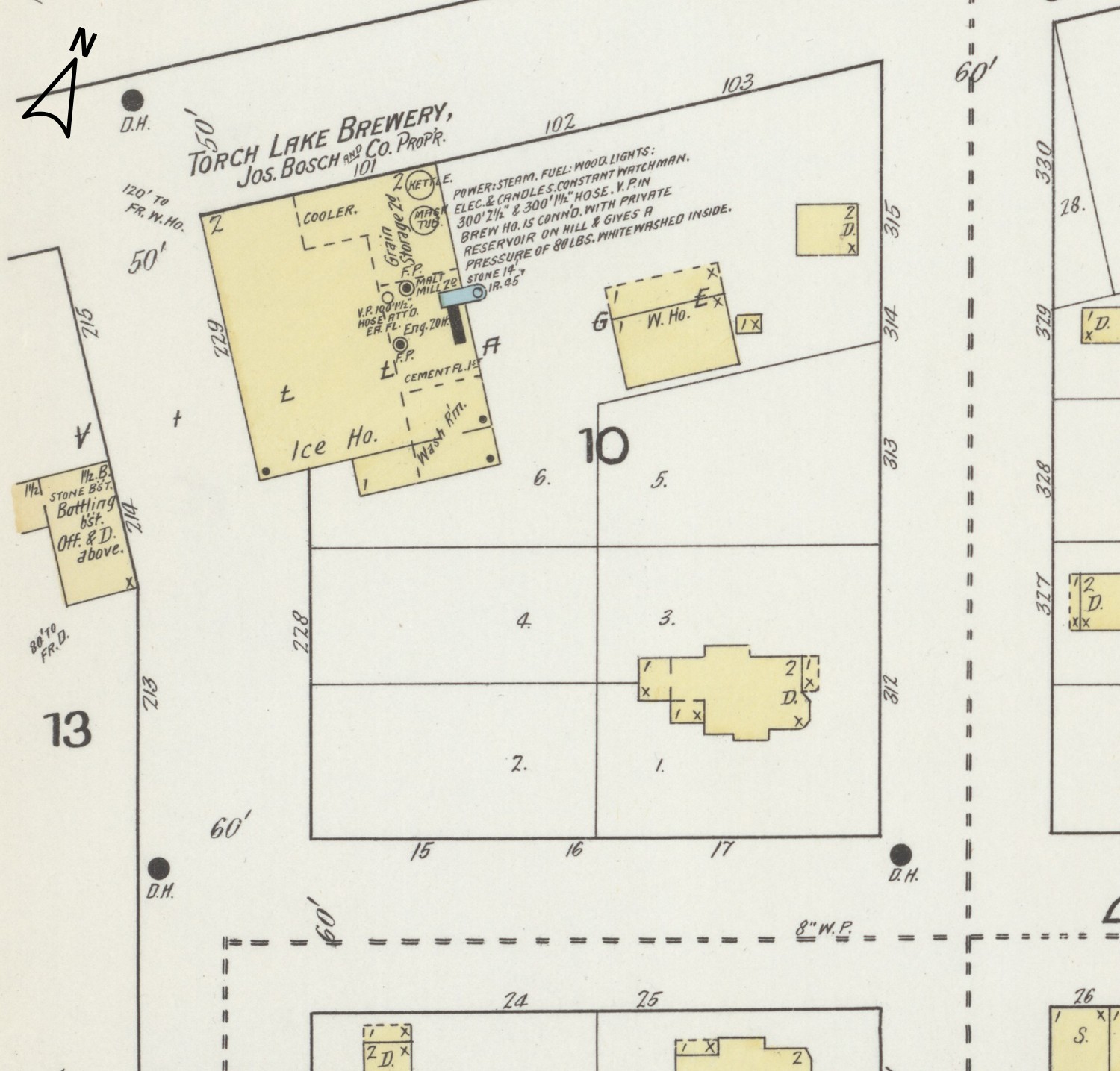 Sanborn map - Sept 1893 (post-fire)