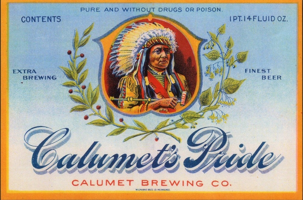 Calumet's Pride label<br>Courtesy of the Richard Dana Collection