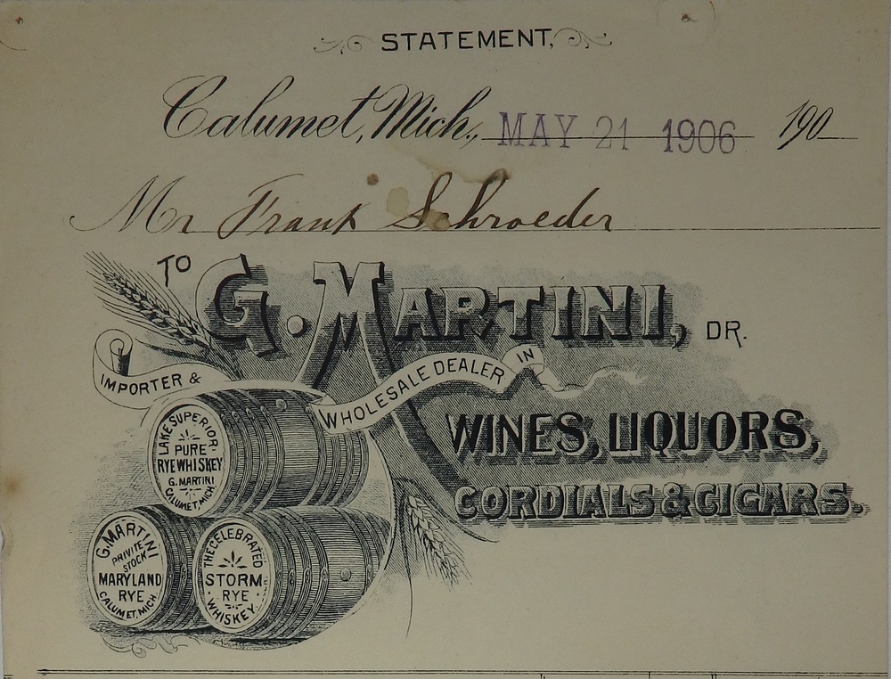 Sales Receipt Header<br>Courtesy of the Richard Dana Collection