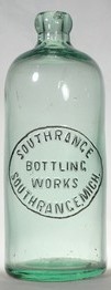 South Range Bottling Works bottle