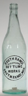 South Range Bottling Works bottle