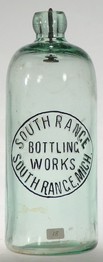 South Range Bottling Works bottle